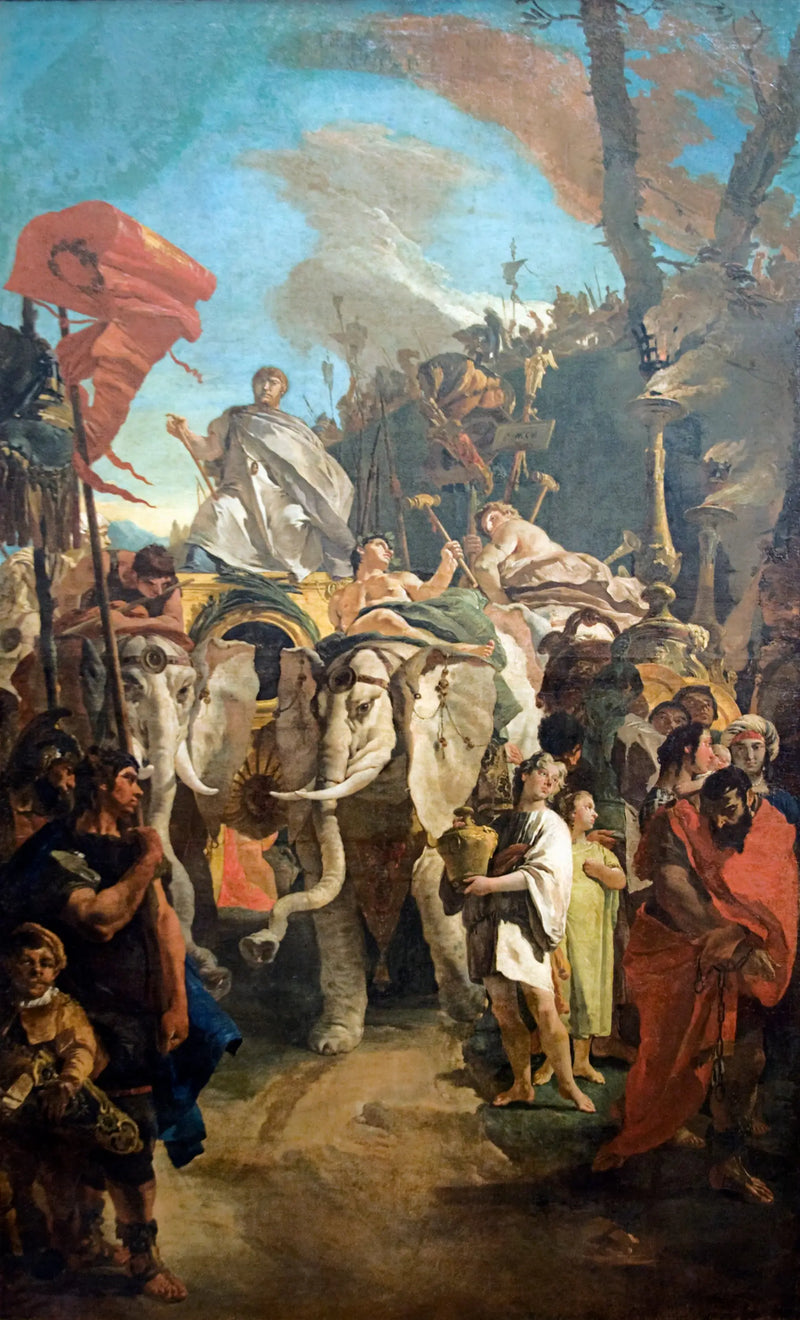 Manius Curius Dentatus Zaferi - Giovanni Battista Tiepolo