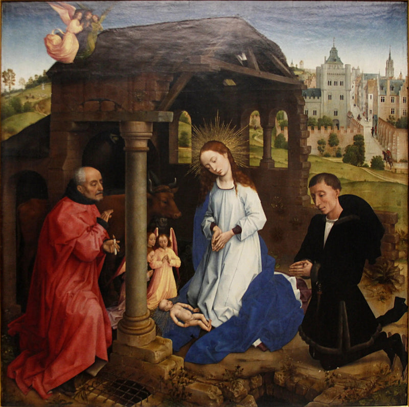 Triptyk Bladelin Doğuş (orta panel) - Rogier van der Weyden