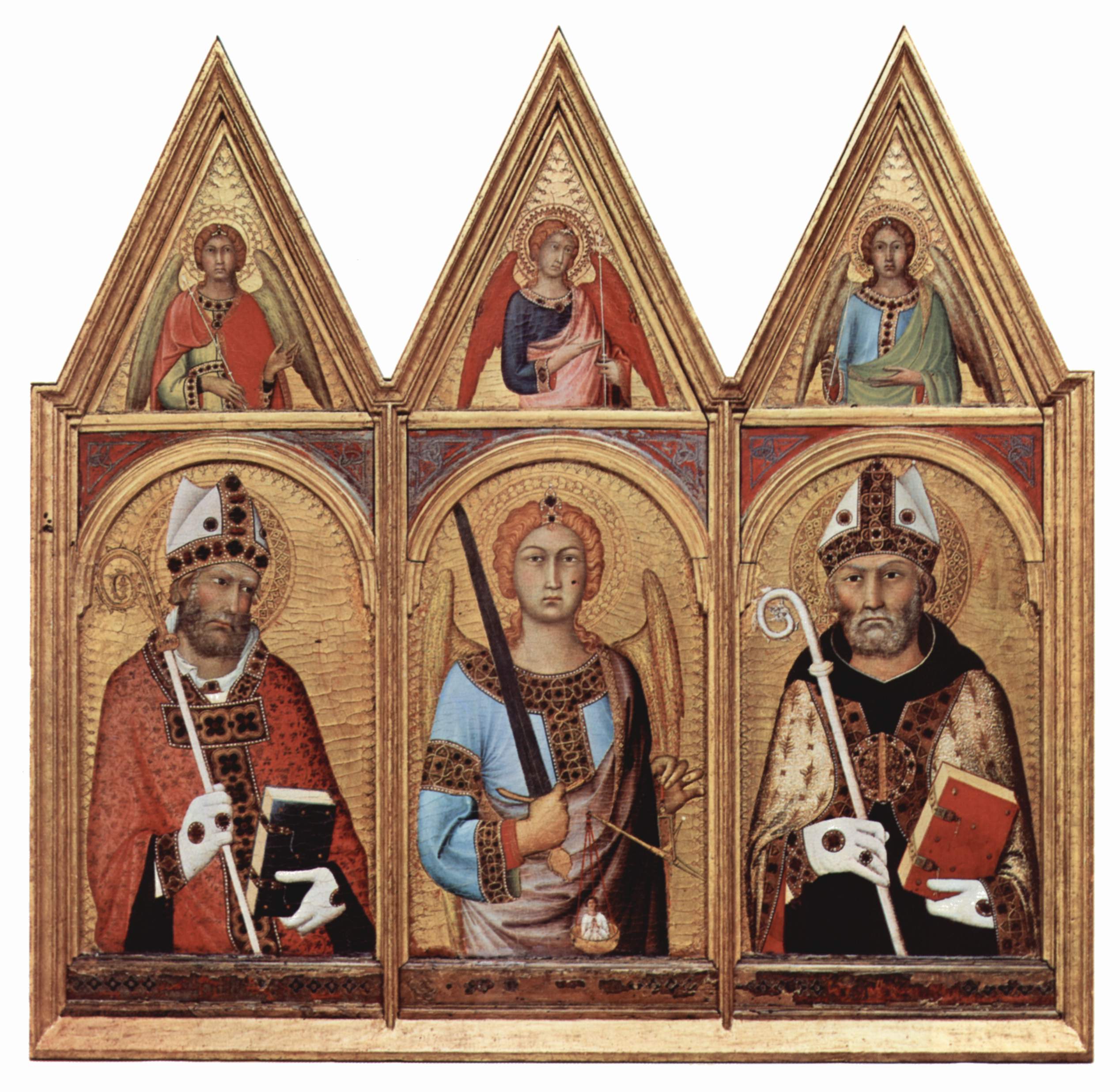 Triptyque de Cambridge - Simone Martini image 1 reproduction de peinture à l’huile