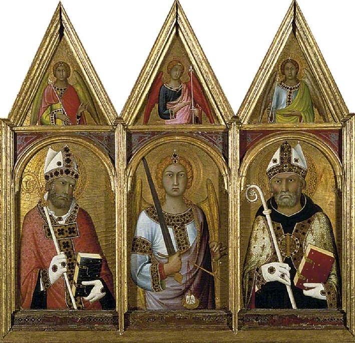Triptyque de Cambridge - Simone Martini image 1 copie peinte à la main à l’huile