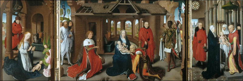 Üçlü Tapınma Mucizesi - Hans Memling