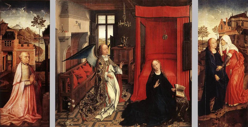Müjde Triptyği - Rogier van der Weyden