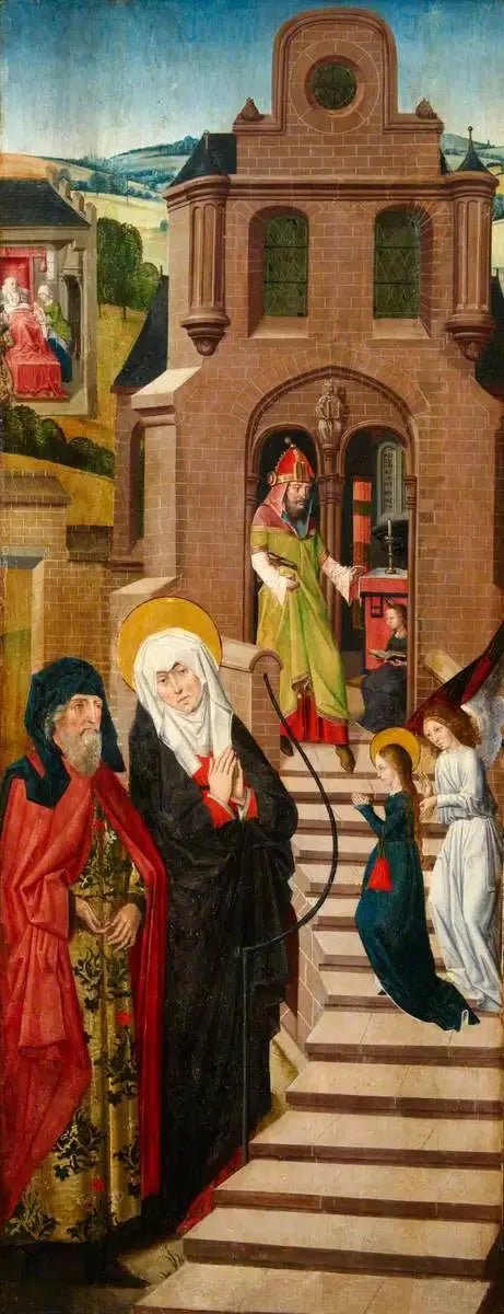 Weston Triptyği (triptyque, sağ aile, iç) - Rogier van der Weyden