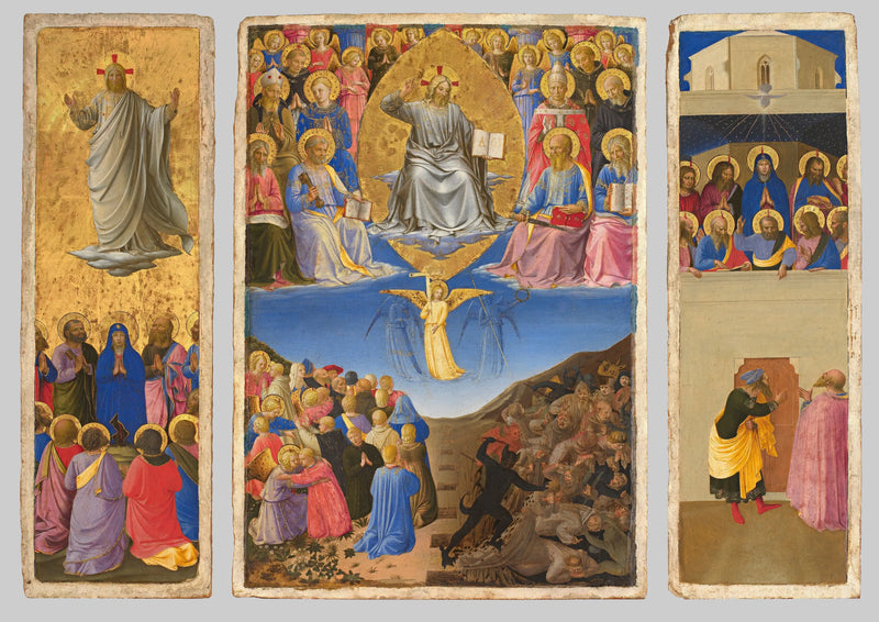 Kıyamet, Yükseliş ve Pentekost Triptyk - Fra Angelico