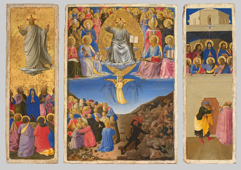 Kıyamet, Yükseliş ve Pentekost Triptyk - Fra Angelico
