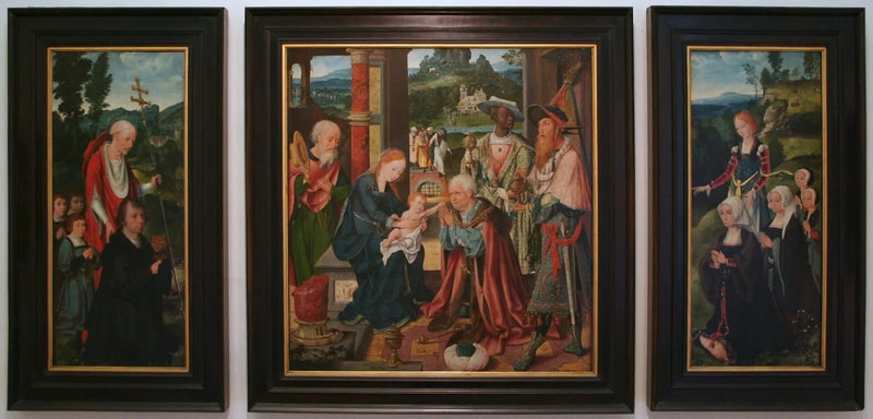 Üçlü tablo, Kral Yediler'in Tapınması - Joos van Cleve