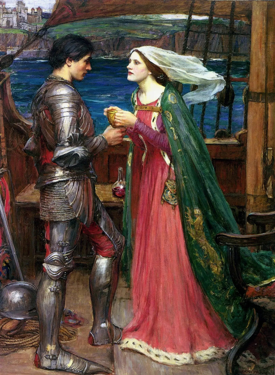 Tristan ve Isolde iksirle - John William Waterhouse