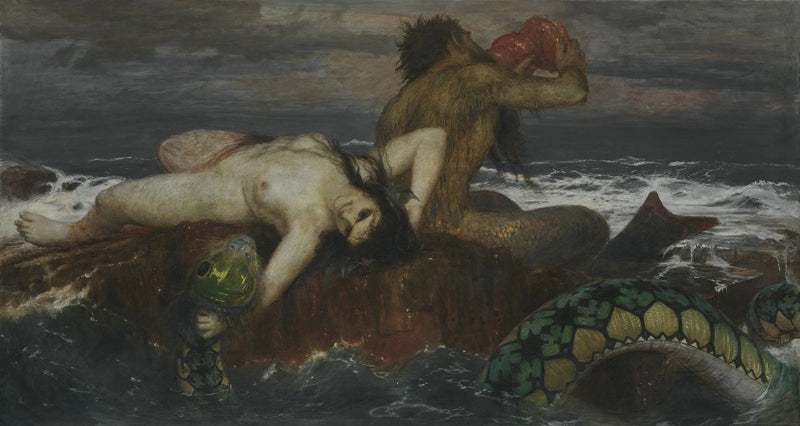 Triton ve Néréide - Arnold Böcklin