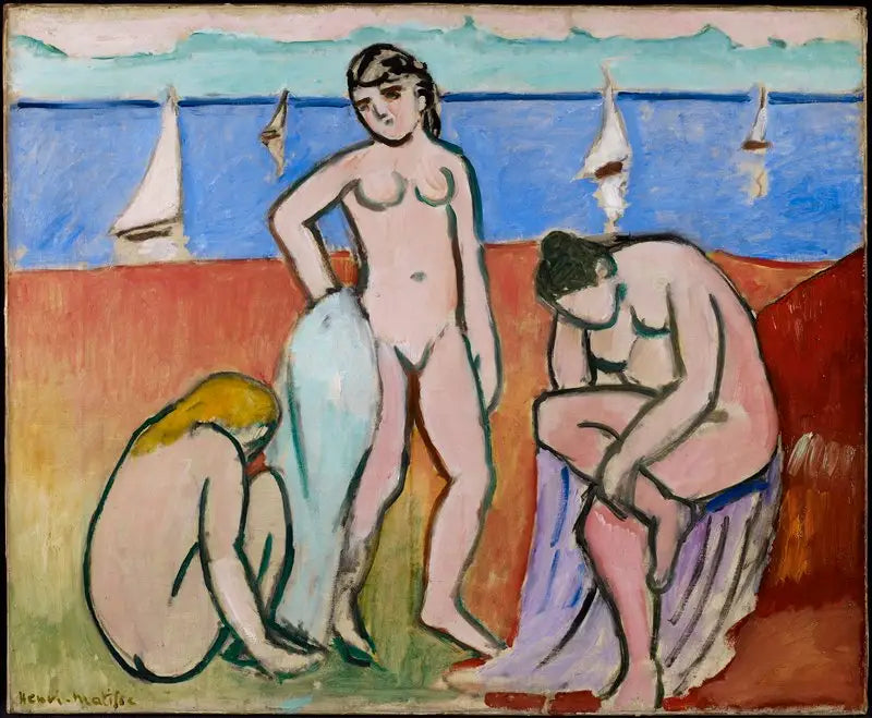 Üç Yüzücü - Henri Matisse