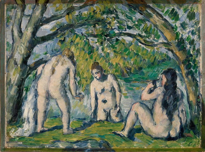 Üç Yüzen - Paul Cézanne