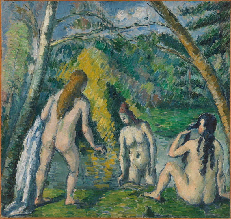 Üç Yüzen - Paul Cézanne