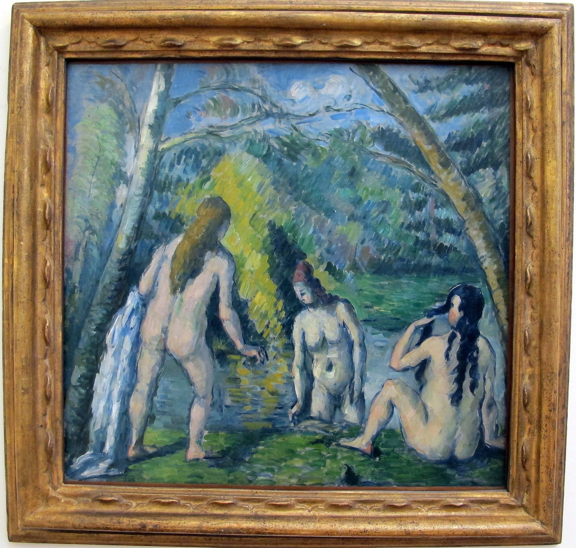 Üç Yüzen - Paul Cézanne