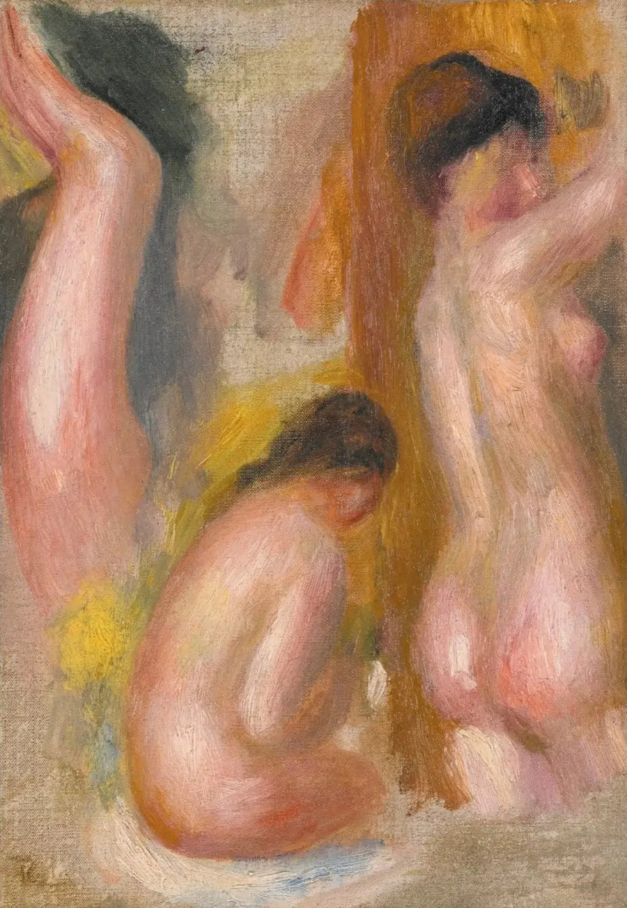 Üç Yüzücü - Pierre-Auguste Renoir