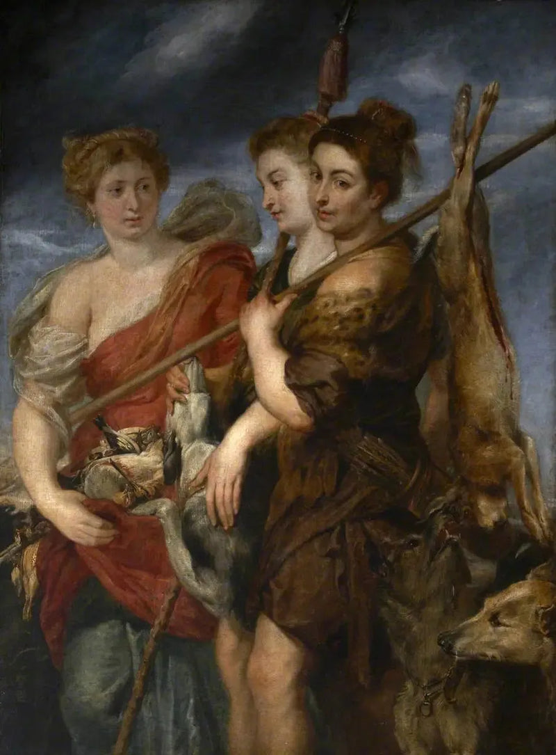 Avdan Dönen Üç Avcı - Peter Paul Rubens