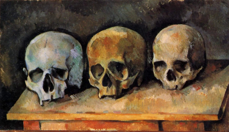 Üç Kafatası - Paul Cézanne