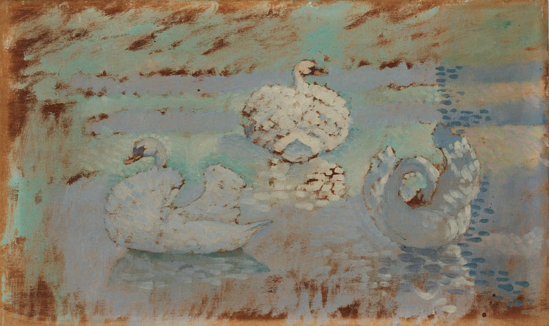 Üç Kuğu - Henri-Edmond Cross