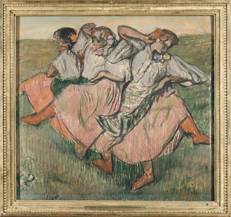 Üç Rus Dansçısı - Edgar Degas