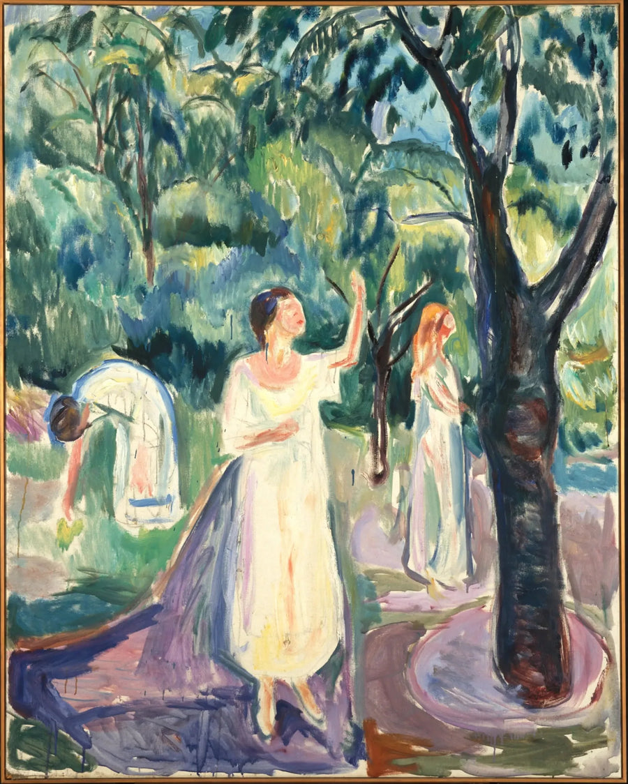 Bahçedeki Üç Kadın - Edvard Munch