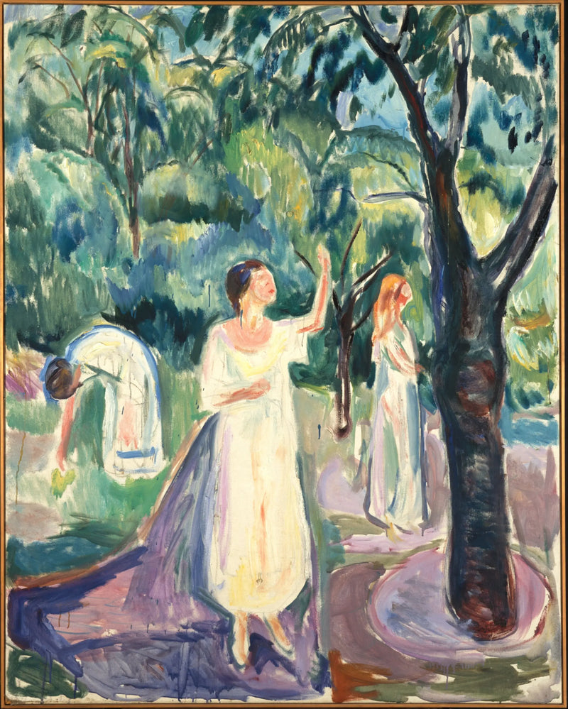 Bahçedeki Üç Kadın - Edvard Munch