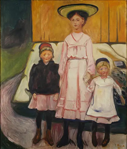 Åsgårdstrand'daki Üç Kız - Edvard Munch