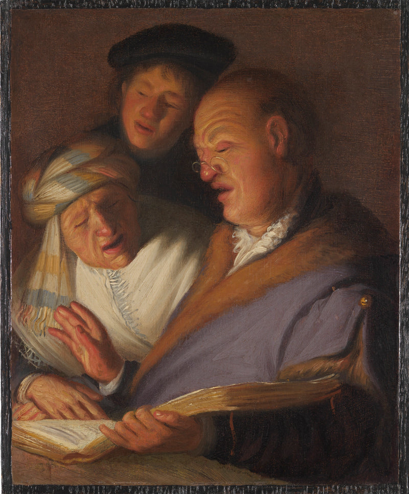 Üç Şarkıcı (İşitme Alegorisi) - Rembrandt