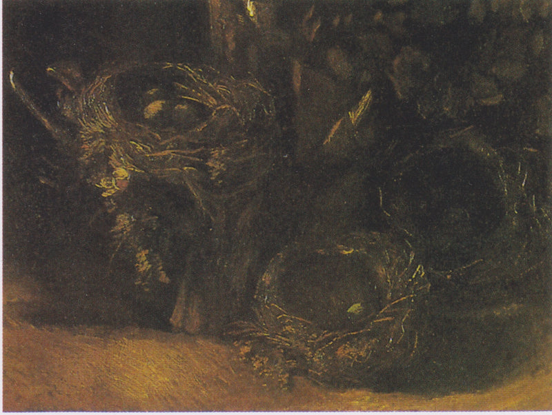 Üç Kuş Yuvası ile Natürmort - Vincent van Gogh