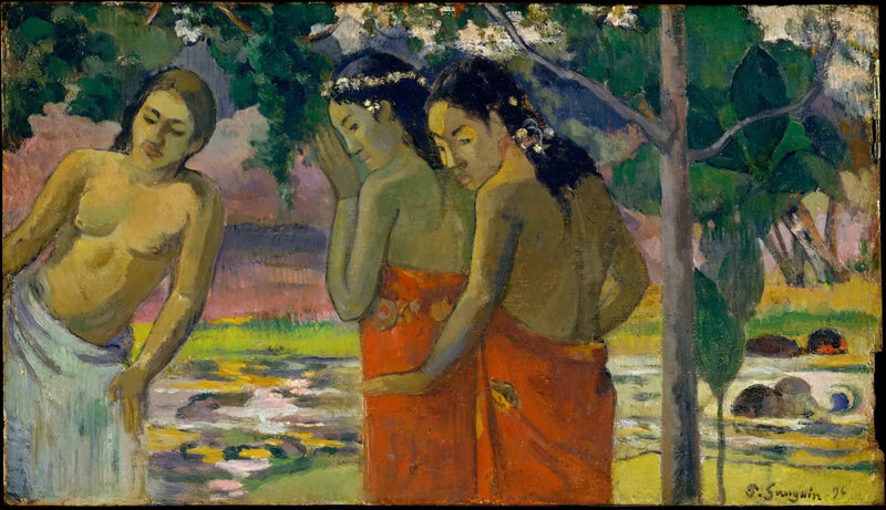 Üç Tahitili - Paul Gauguin