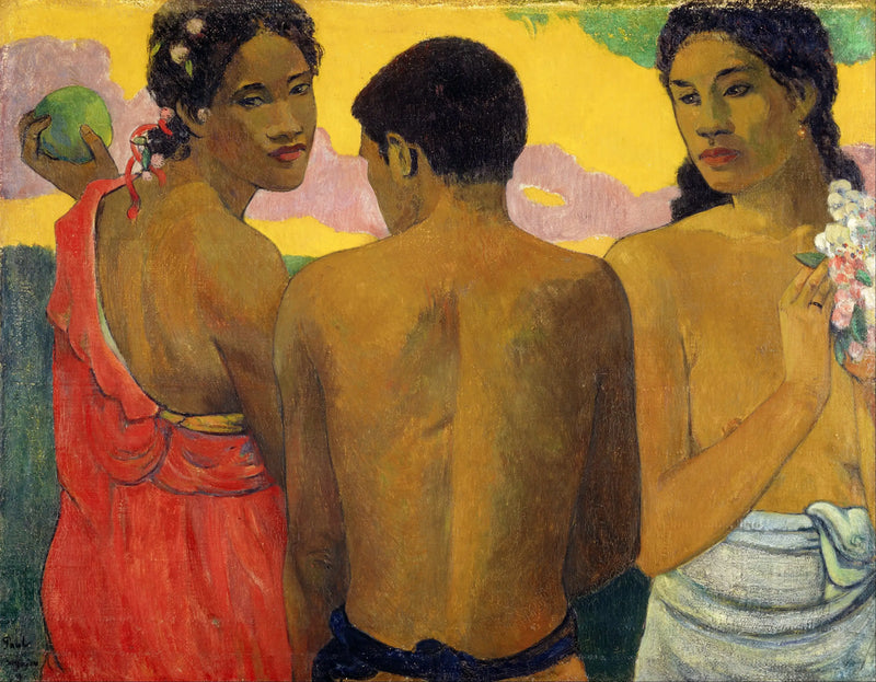 Üç Tahitili, ya da Sohbet - Paul Gauguin