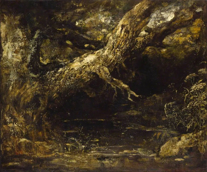 Bir ağacın alt gövdesi ve alt dalları - John Constable