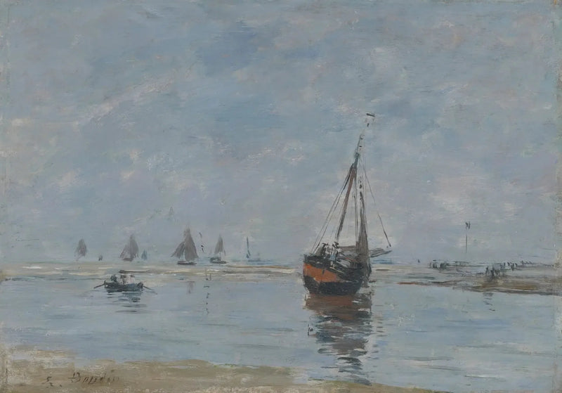 Düşük Gelgitte Trouville - Eugène Boudin