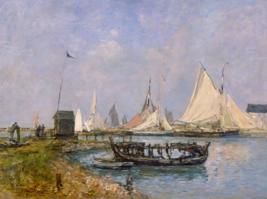 Trouville - Liman Girişi - Eugène Boudin