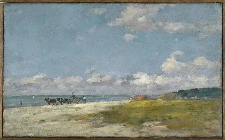 Trouville, Plaj - Eugène Boudin