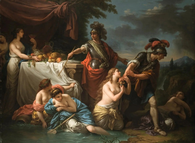 Ubalde ve Danois şövalyesi - Louis Jean François Lagrenée