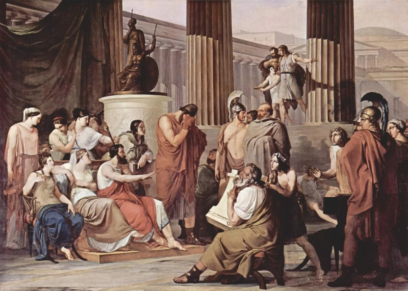 Ulysse, Alcinoos'un Sarayında - Francesco Hayez
