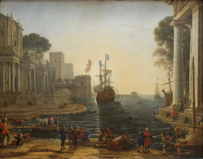 Ulysse, Chryséis'i babasına iade ediyor - Claude Lorrain