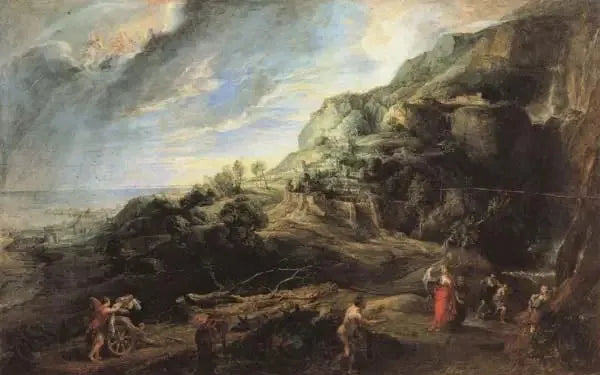 Ulysse'nin Phaiaklar Adası'nda - Peter Paul Rubens