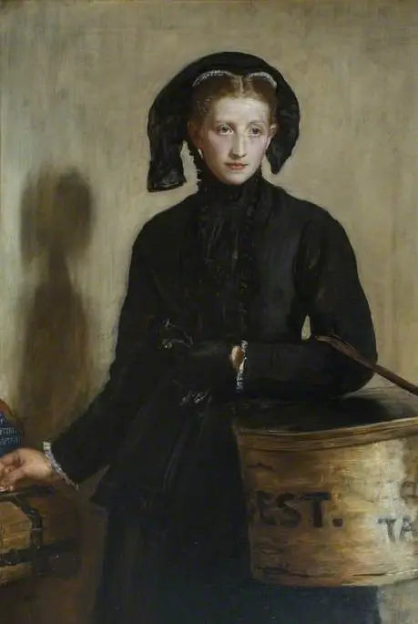 Bir örümcek kadın - John Everett Millais
