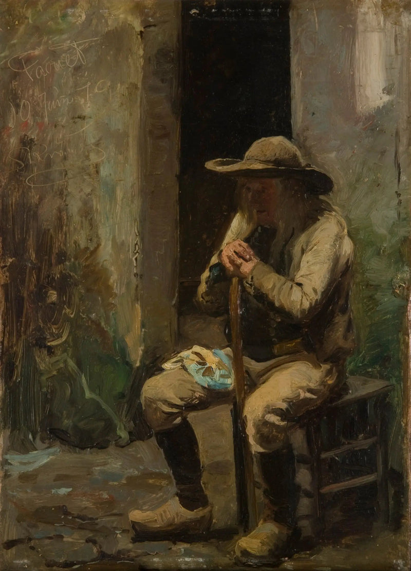 Faouet'ten Oturan Bir Çiftçi - Peder Severin Krøyer
