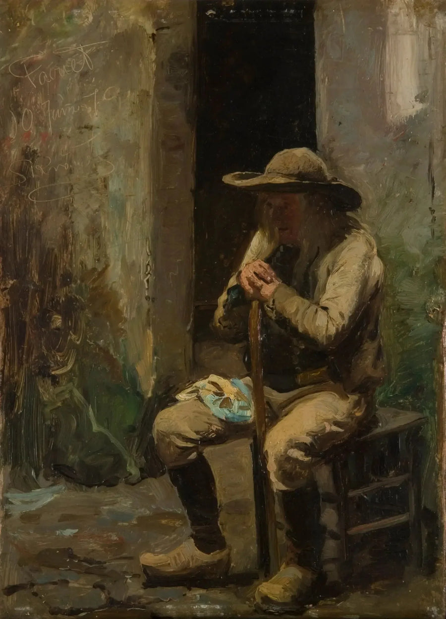 Faouet'ten Oturan Bir Çiftçi - Peder Severin Krøyer