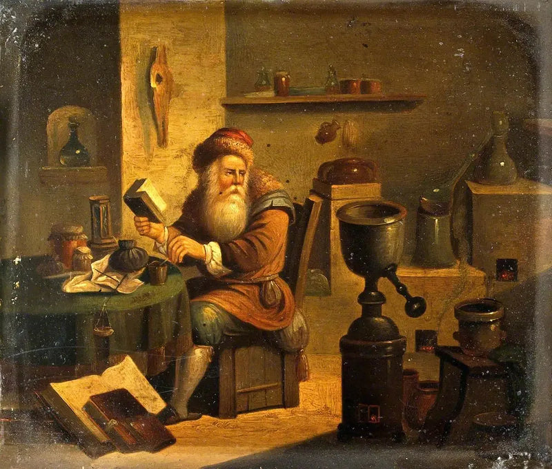 Bir simyacı laboratuvarında - David Teniers le Jeune