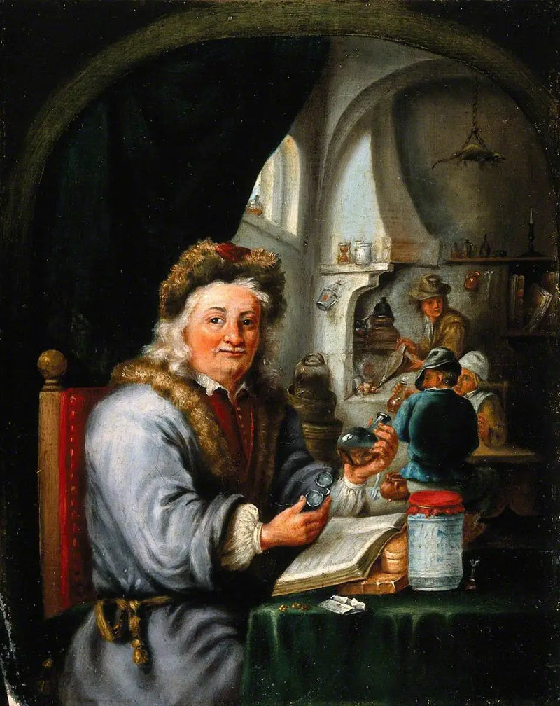 Bir simyacı laboratuvarında - David Teniers le Jeune