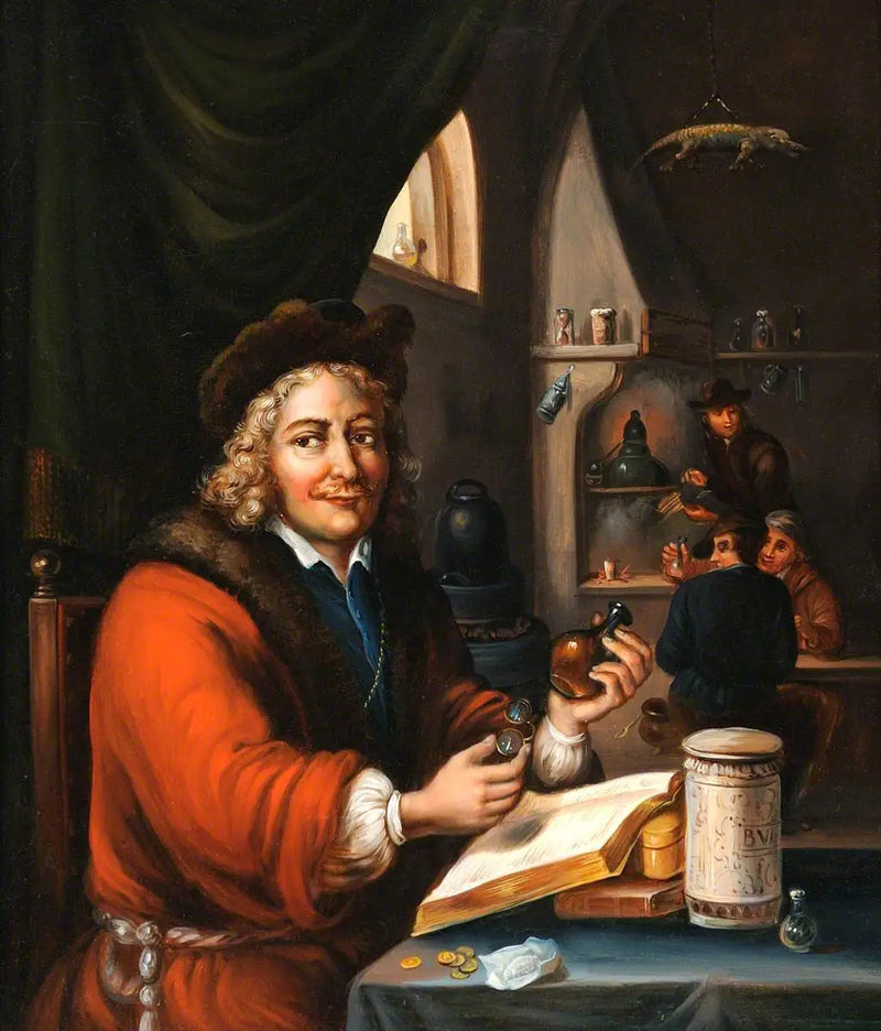 Bir simyacı laboratuvarında - David Teniers le Jeune