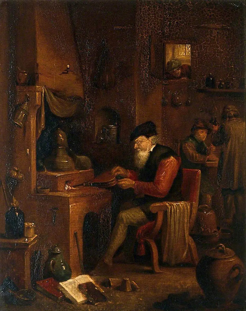 Bir simyacı laboratuvarında - David Teniers le Jeune