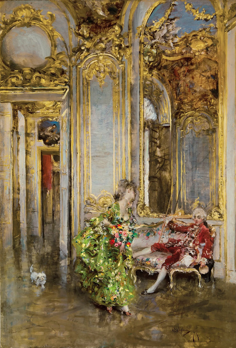 Marquis'in Bir Arkadaşı - Giovanni Boldini