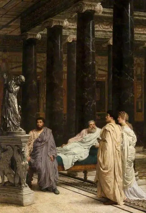 Un amoureux de l’art - Lawrence Alma-Tadema - Alpha Reproduction