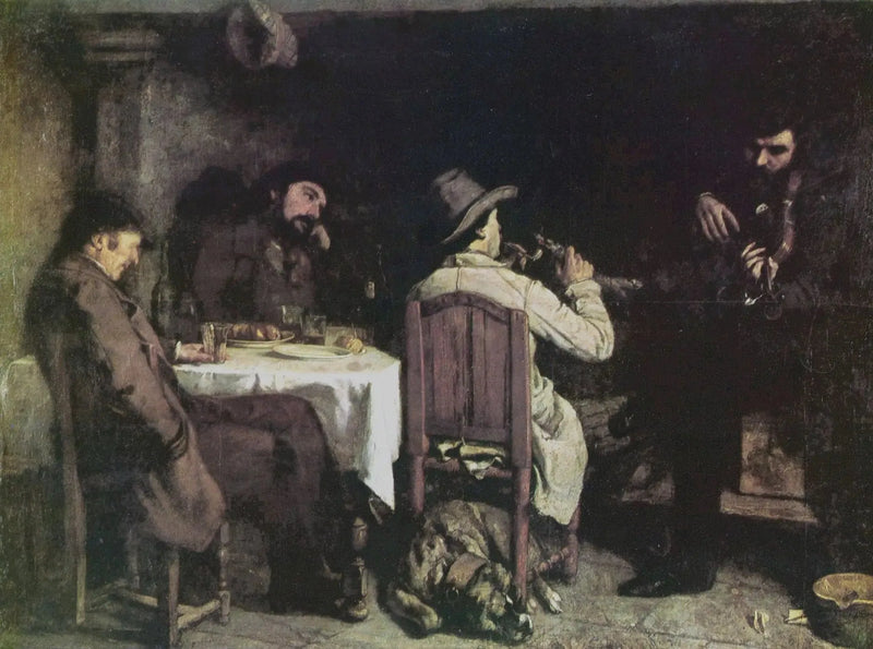 Ornans'ta Bir Öğleden Sonra - Gustave Courbet
