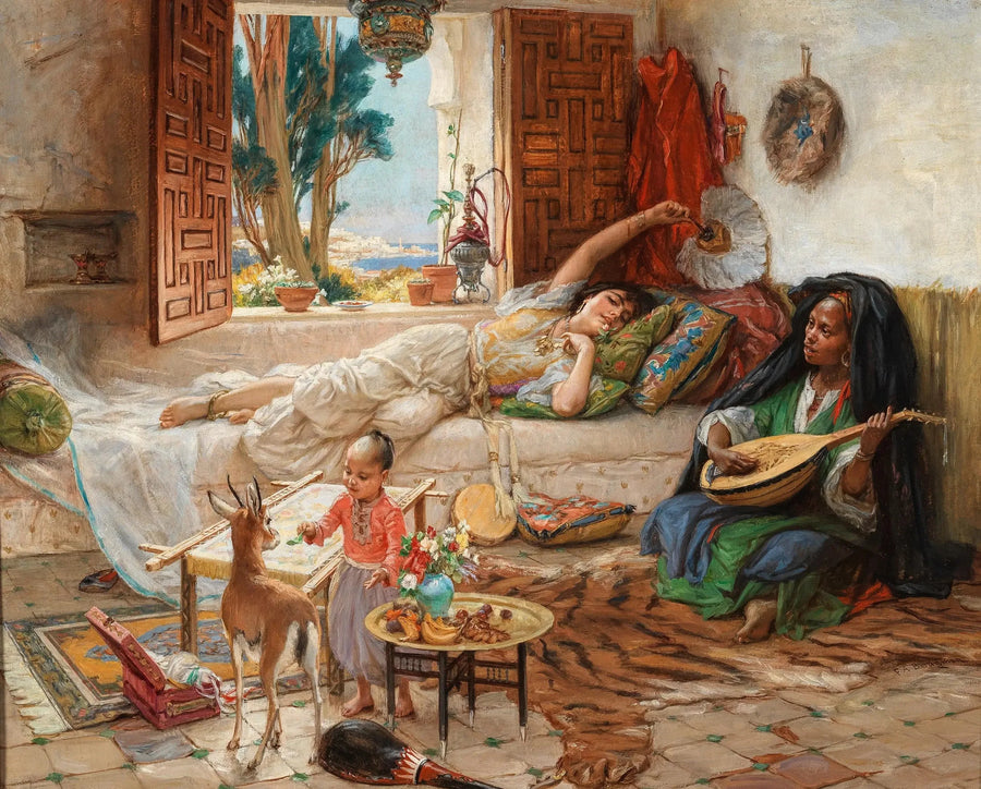 Bir Öğleden Sonra Cezayir'de - Frederick Arthur Bridgman