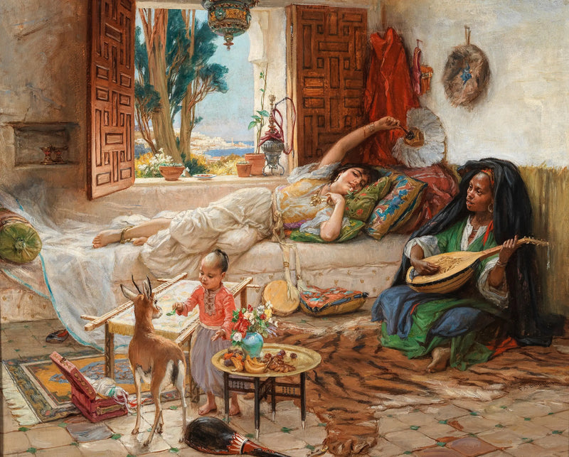 Bir Öğleden Sonra Cezayir'de - Frederick Arthur Bridgman