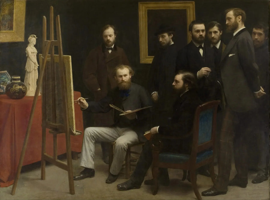Batignolles'taki bir atölye - Henri Fantin-Latour
