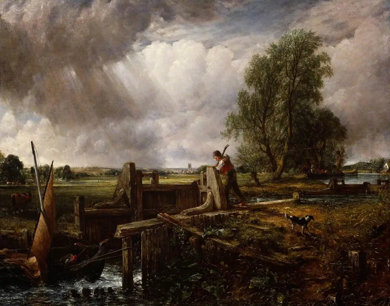 Bir gemi su bastığında - John Constable